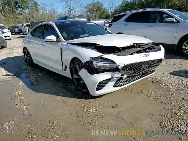 11 fotografías del automóvil dañado KMTG54TE3NU084590 GENESIS G70 BASE 2022