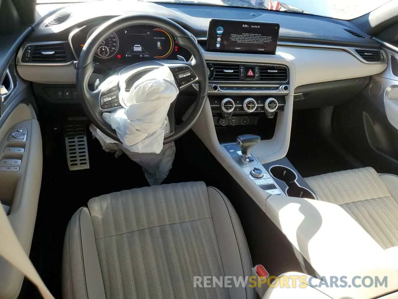 8 fotografías del automóvil dañado KMTG54TE3NU084590 GENESIS G70 BASE 2022
