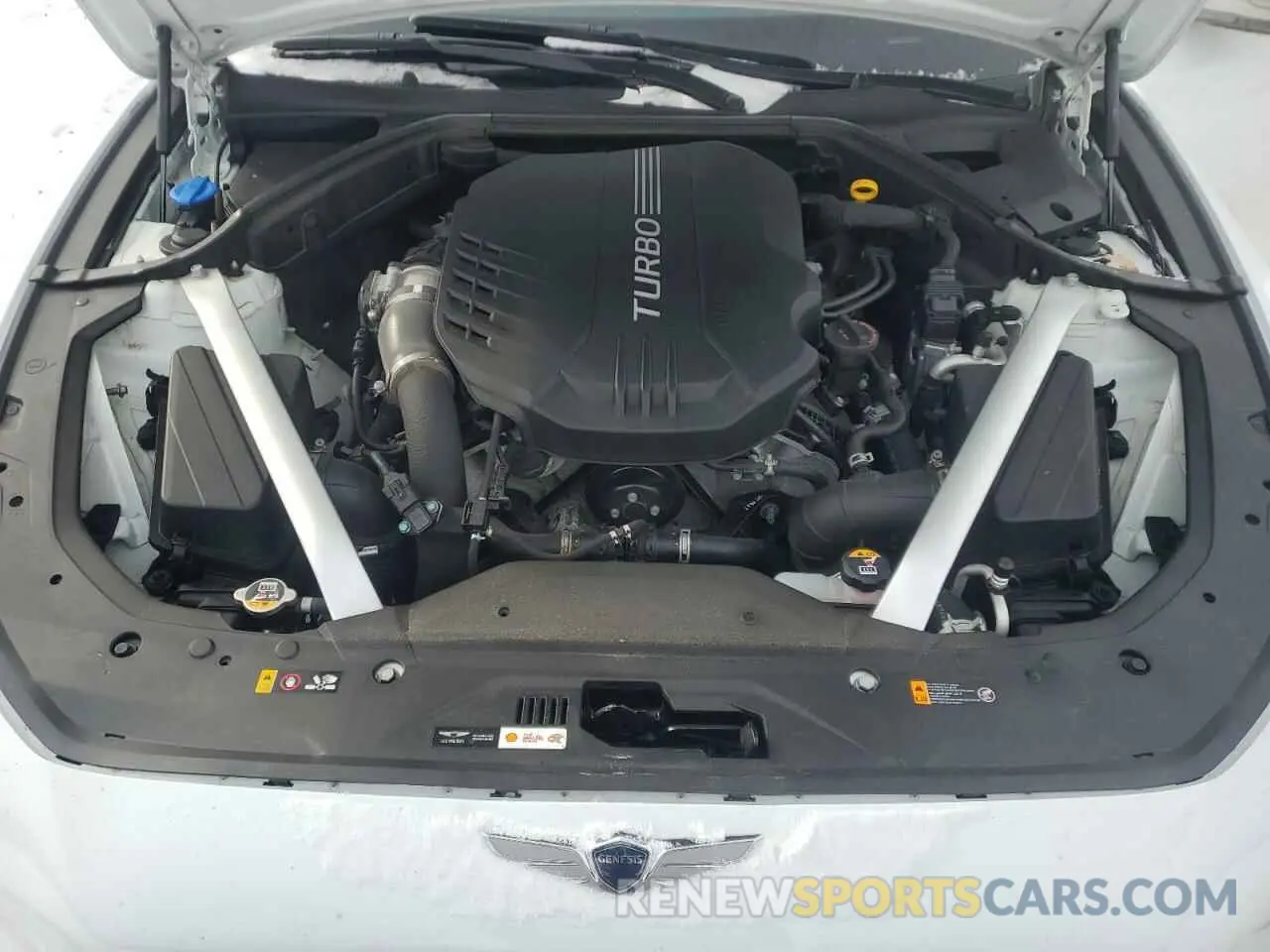 11 fotografías del automóvil dañado KMTG54TE5NU083165 GENESIS G70 BASE 2022