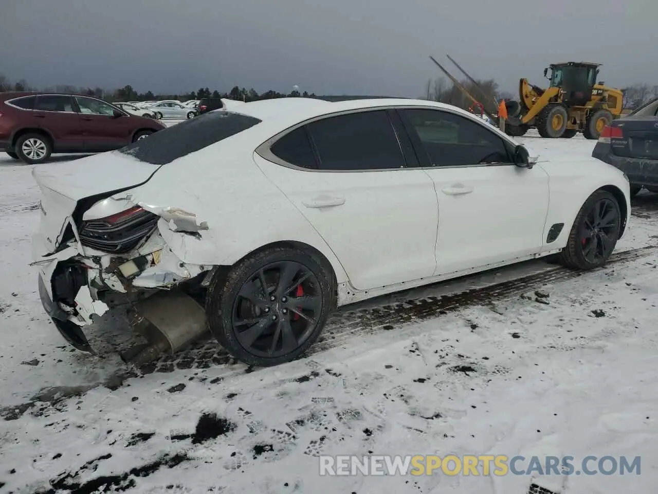 3 fotografías del automóvil dañado KMTG54TE5NU083165 GENESIS G70 BASE 2022