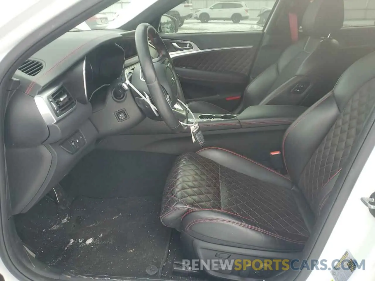 7 fotografías del automóvil dañado KMTG54TE5NU083165 GENESIS G70 BASE 2022