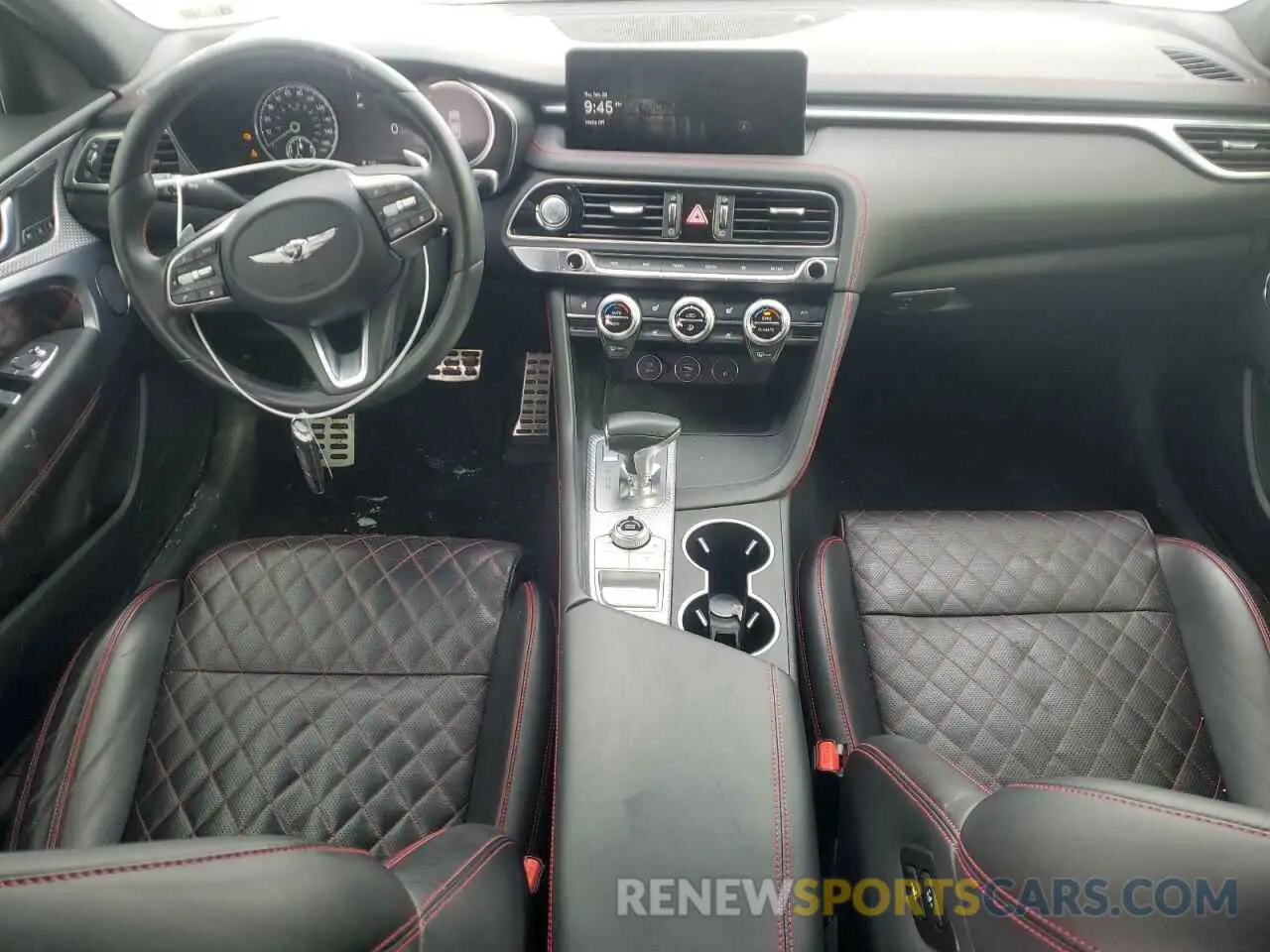 8 fotografías del automóvil dañado KMTG54TE5NU083165 GENESIS G70 BASE 2022
