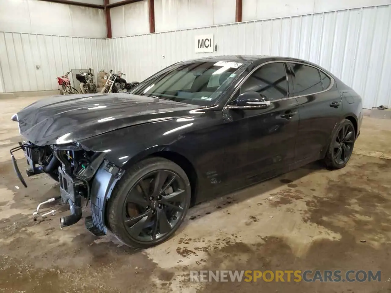 1 fotografías del automóvil dañado KMTG54TE5NU100899 GENESIS G70 BASE 2022
