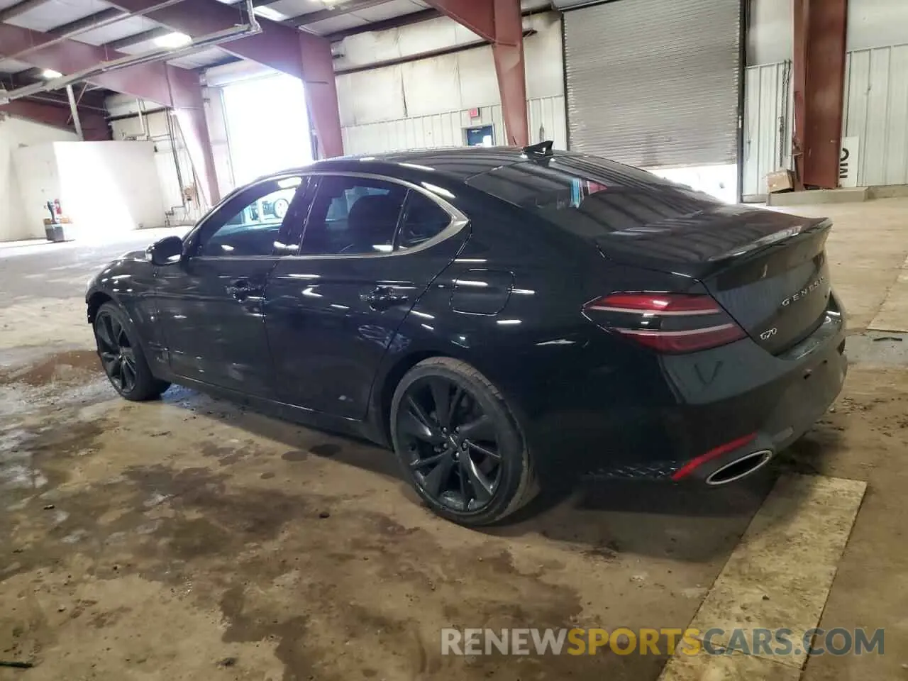 2 fotografías del automóvil dañado KMTG54TE5NU100899 GENESIS G70 BASE 2022