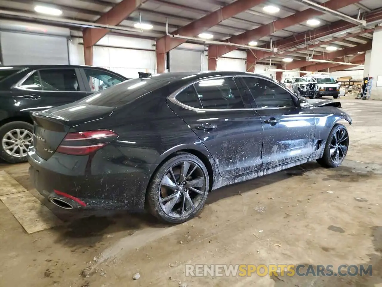 3 fotografías del automóvil dañado KMTG54TE5NU100899 GENESIS G70 BASE 2022