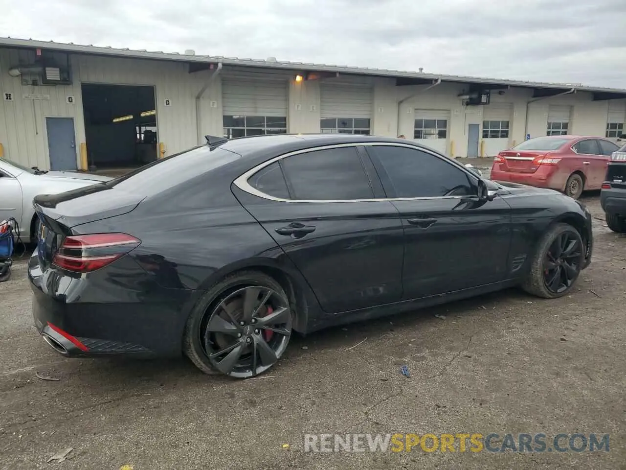 3 fotografías del automóvil dañado KMTG54TE5NU102507 GENESIS G70 BASE 2022