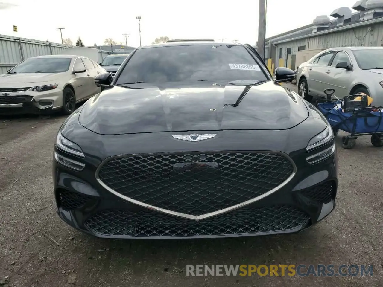 5 fotografías del automóvil dañado KMTG54TE5NU102507 GENESIS G70 BASE 2022