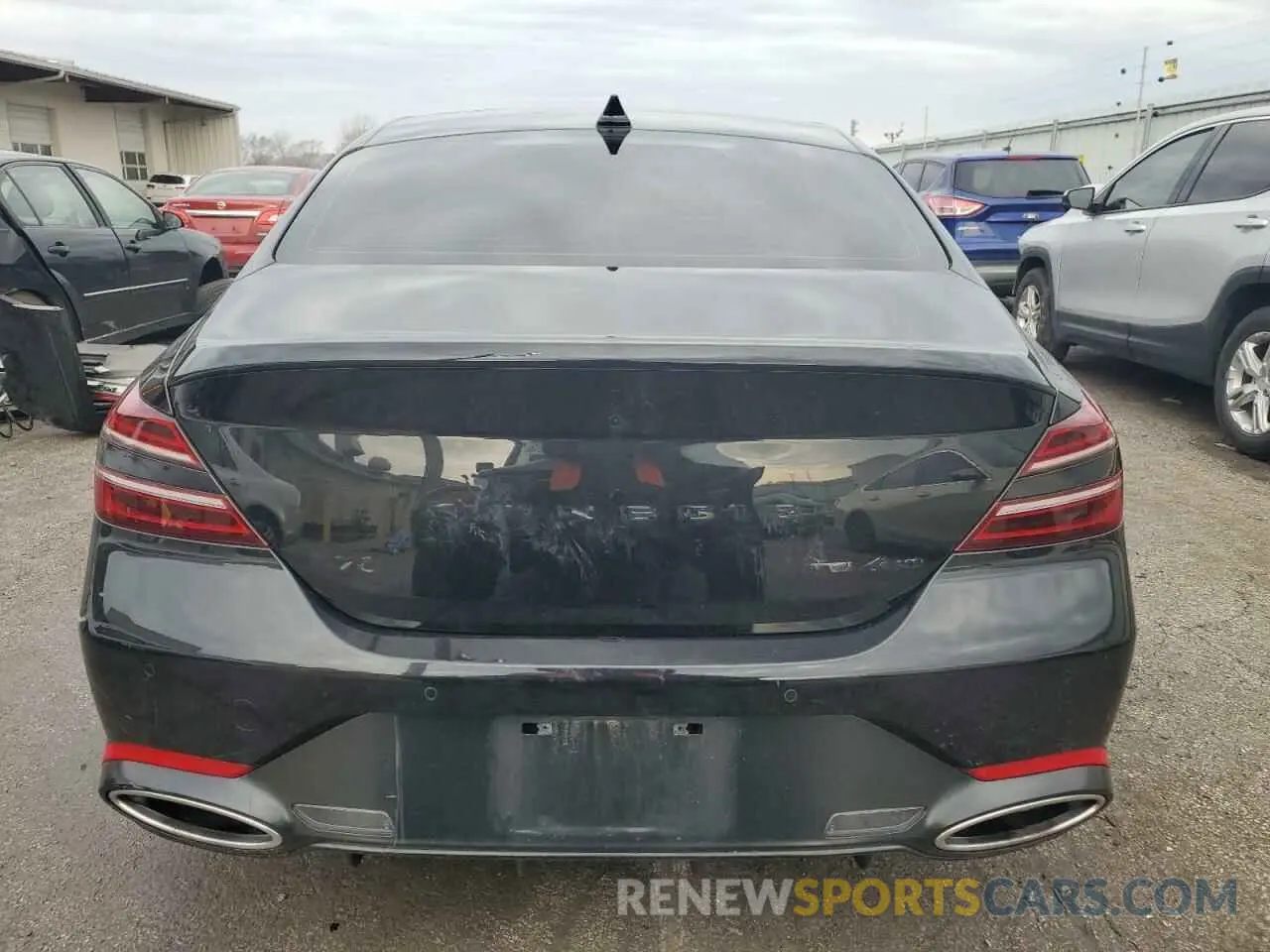 6 fotografías del automóvil dañado KMTG54TE5NU102507 GENESIS G70 BASE 2022