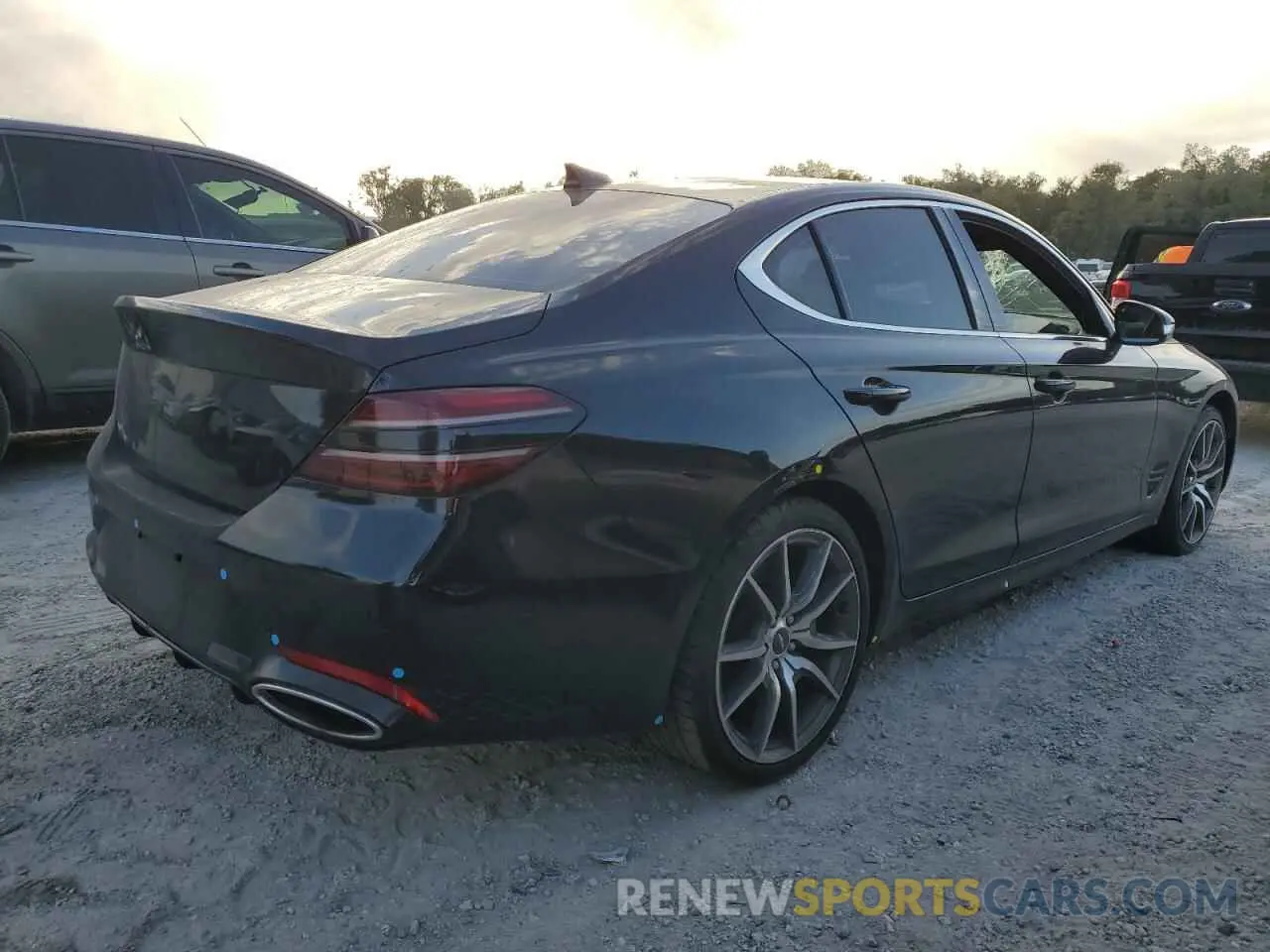 3 fotografías del automóvil dañado KMTG54TE6NU094854 GENESIS G70 BASE 2022