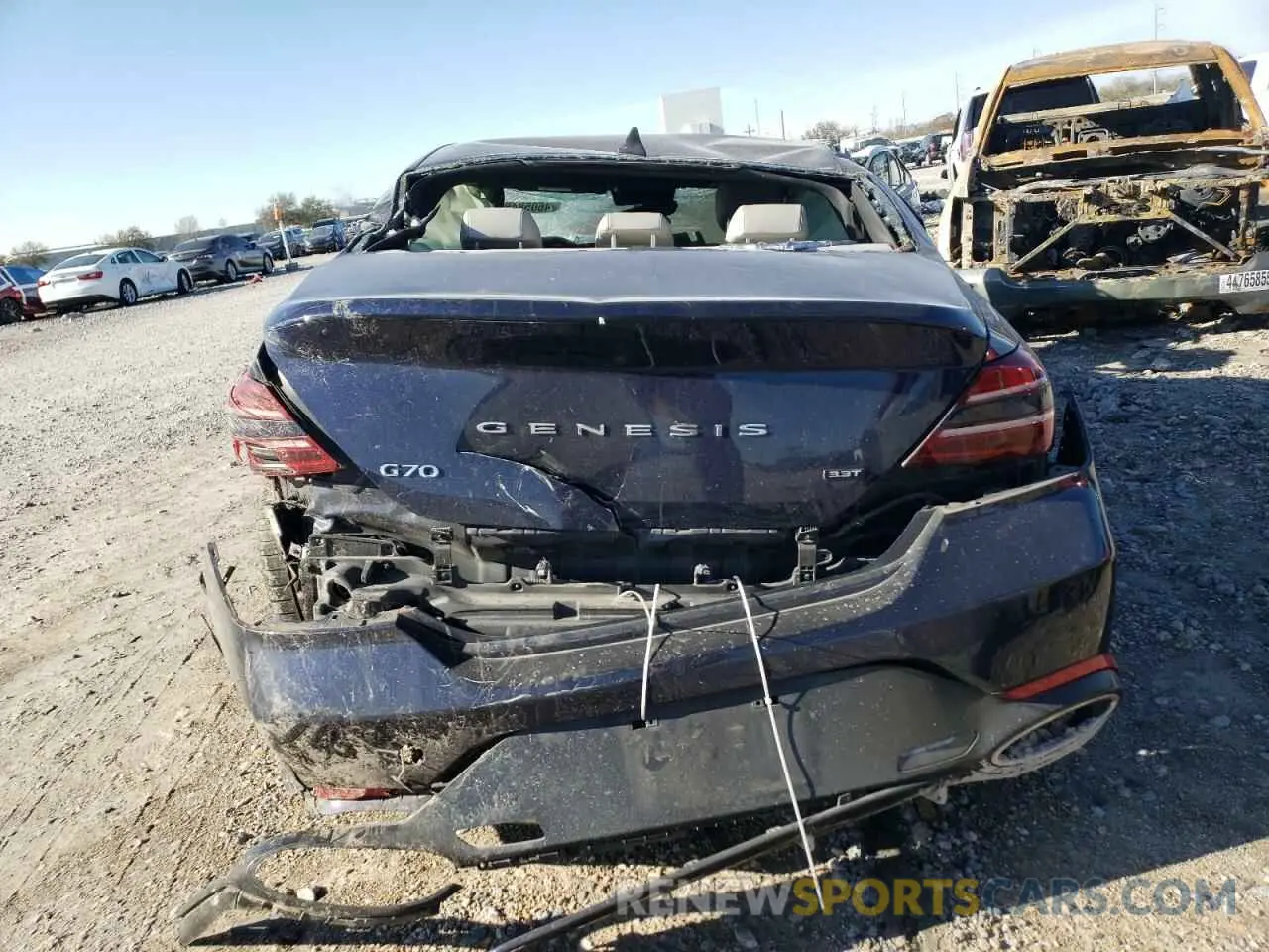 6 fotografías del automóvil dañado KMTG54TE7NU082003 GENESIS G70 BASE 2022