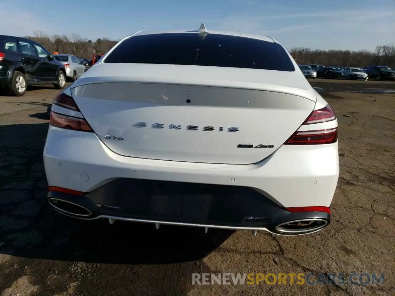 6 fotografías del automóvil dañado KMTG54TE7NU104131 GENESIS G70 BASE 2022