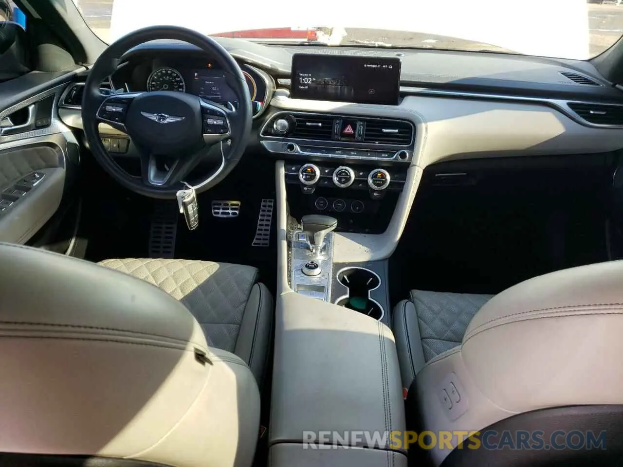 8 fotografías del automóvil dañado KMTG54TE7NU104131 GENESIS G70 BASE 2022