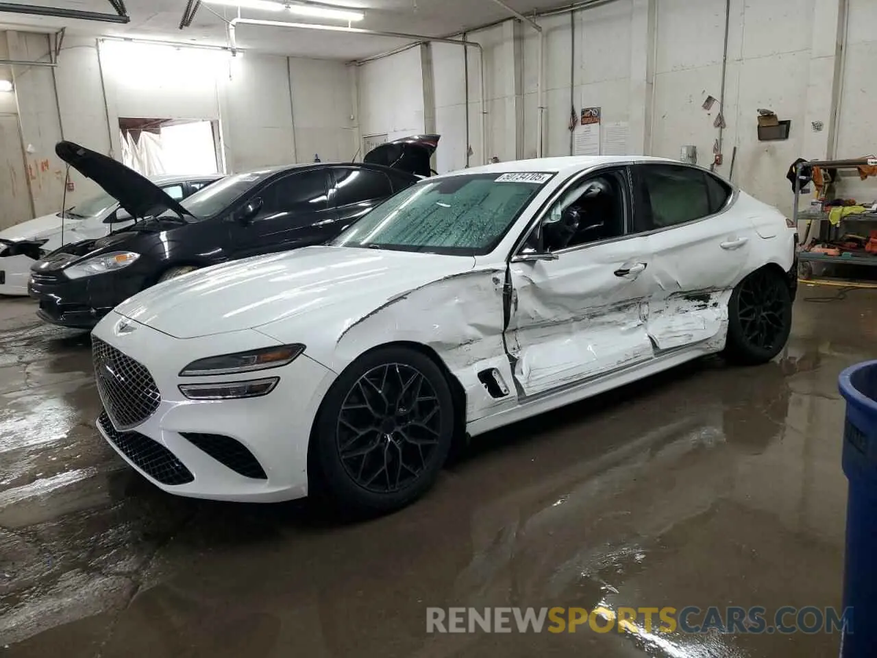 1 fotografías del automóvil dañado KMTG54TE8NU094869 GENESIS G70 BASE 2022