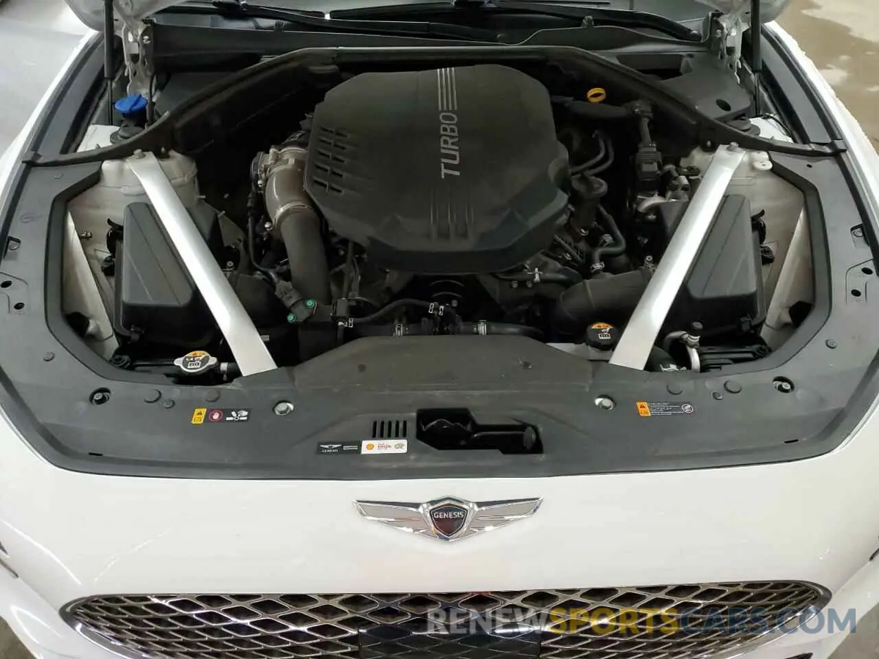 11 fotografías del automóvil dañado KMTG54TE8NU094869 GENESIS G70 BASE 2022