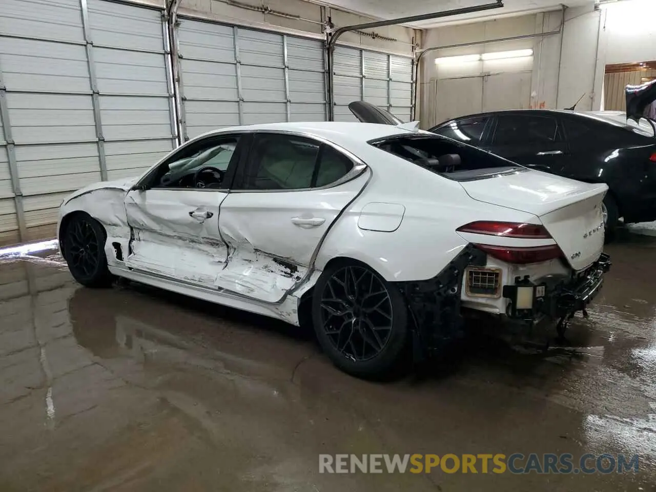 2 fotografías del automóvil dañado KMTG54TE8NU094869 GENESIS G70 BASE 2022