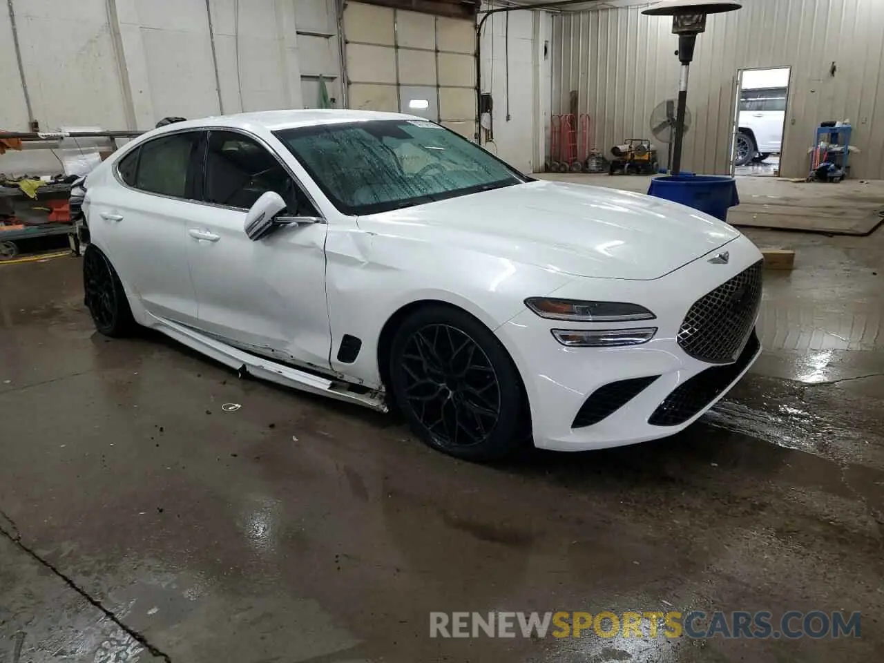 4 fotografías del automóvil dañado KMTG54TE8NU094869 GENESIS G70 BASE 2022
