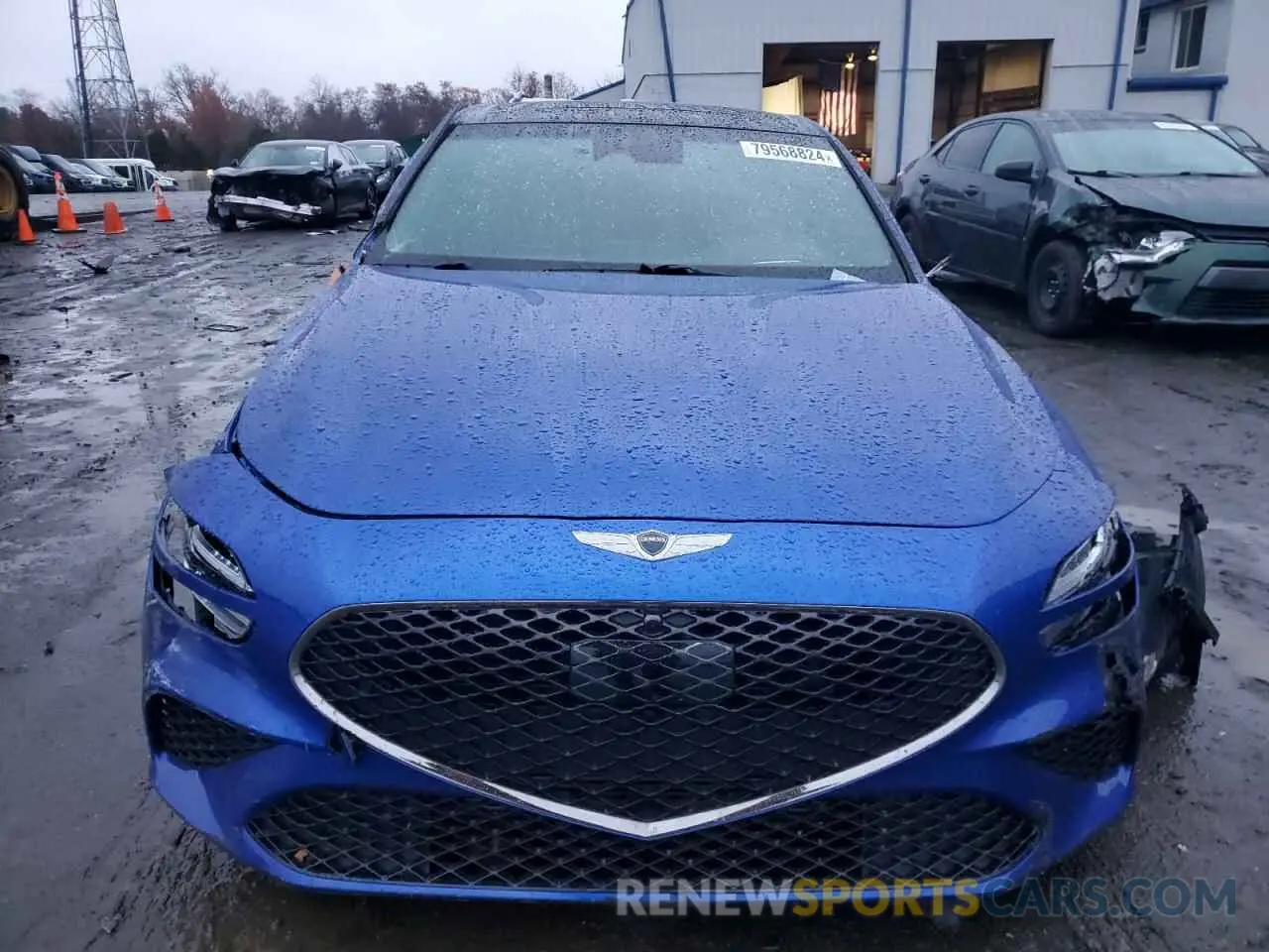 5 fotografías del automóvil dañado KMTG54TEXNU102485 GENESIS G70 BASE 2022