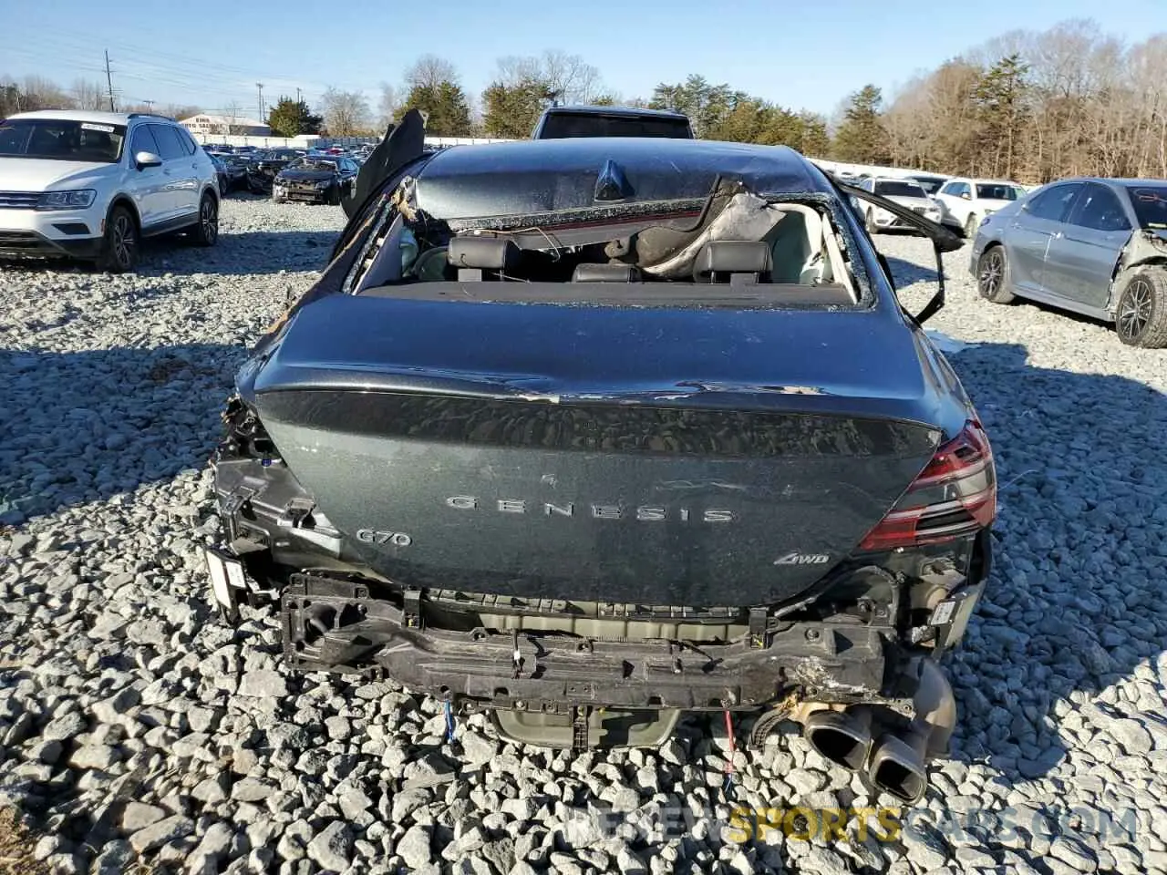 6 fotografías del automóvil dañado KMTG34TA2PU128326 GENESIS G70 BASE 2023
