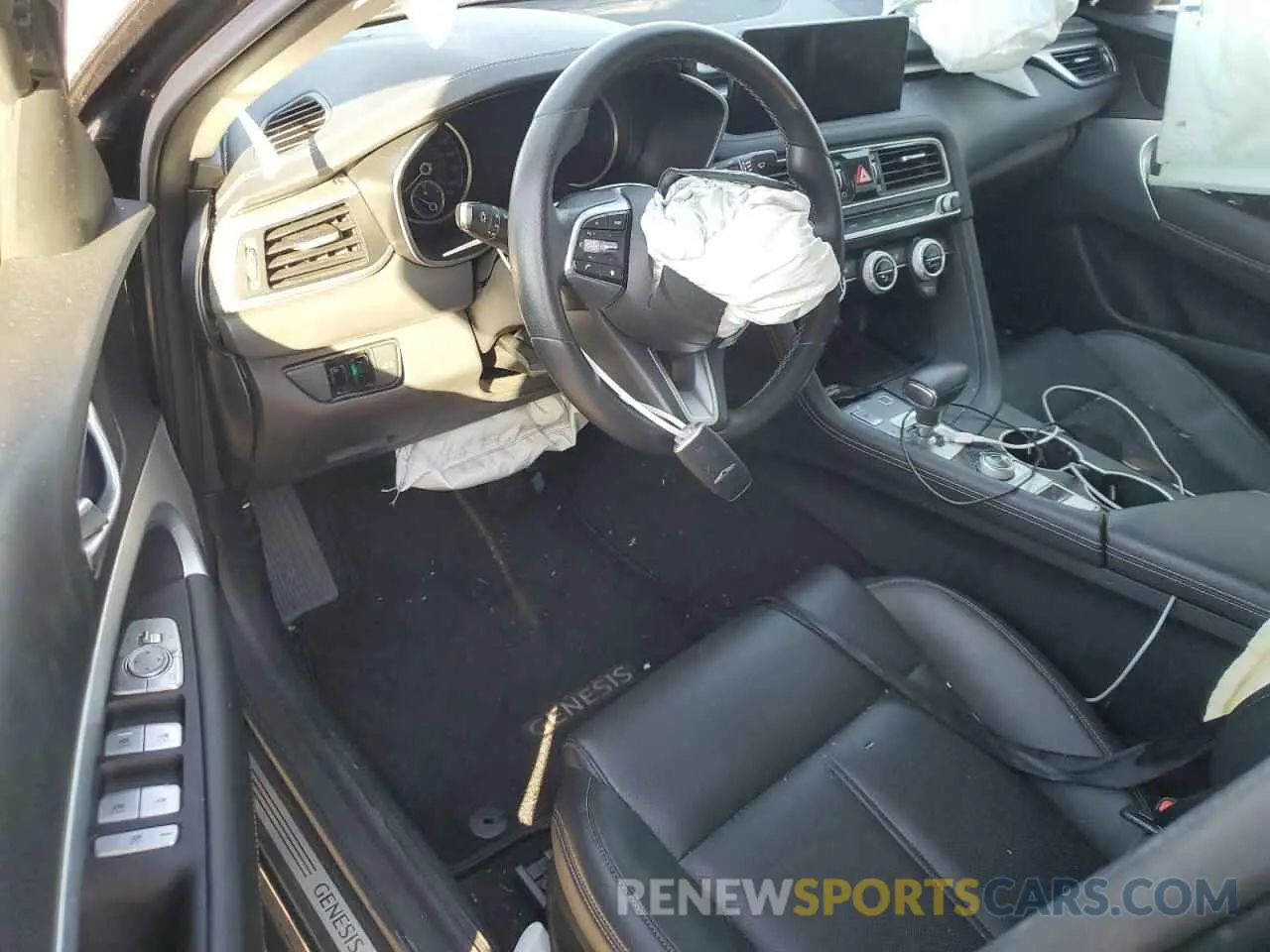 8 fotografías del automóvil dañado KMTG34TA2PU128326 GENESIS G70 BASE 2023