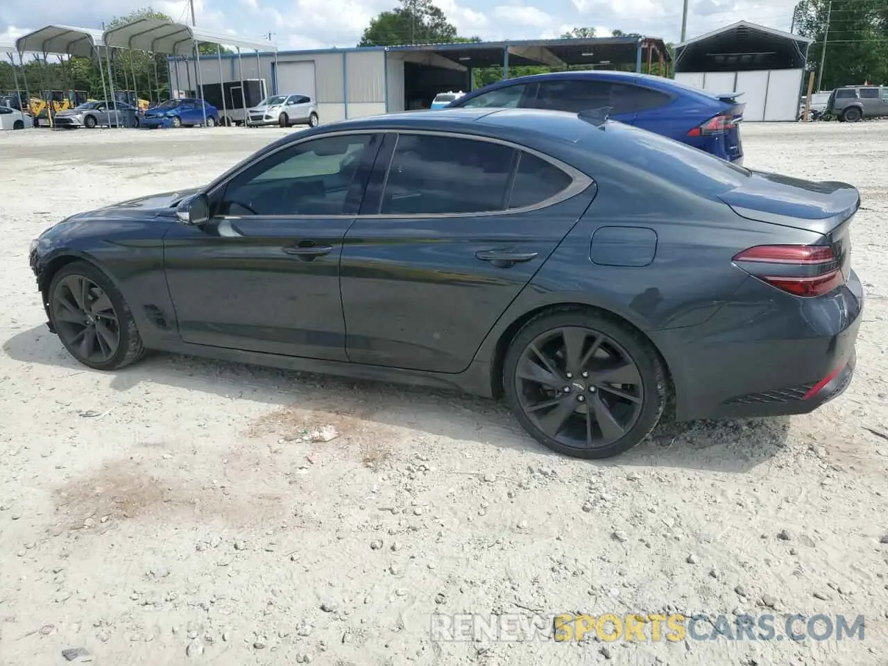 2 fotografías del automóvil dañado KMTG34TA4PU120566 GENESIS G70 BASE 2023