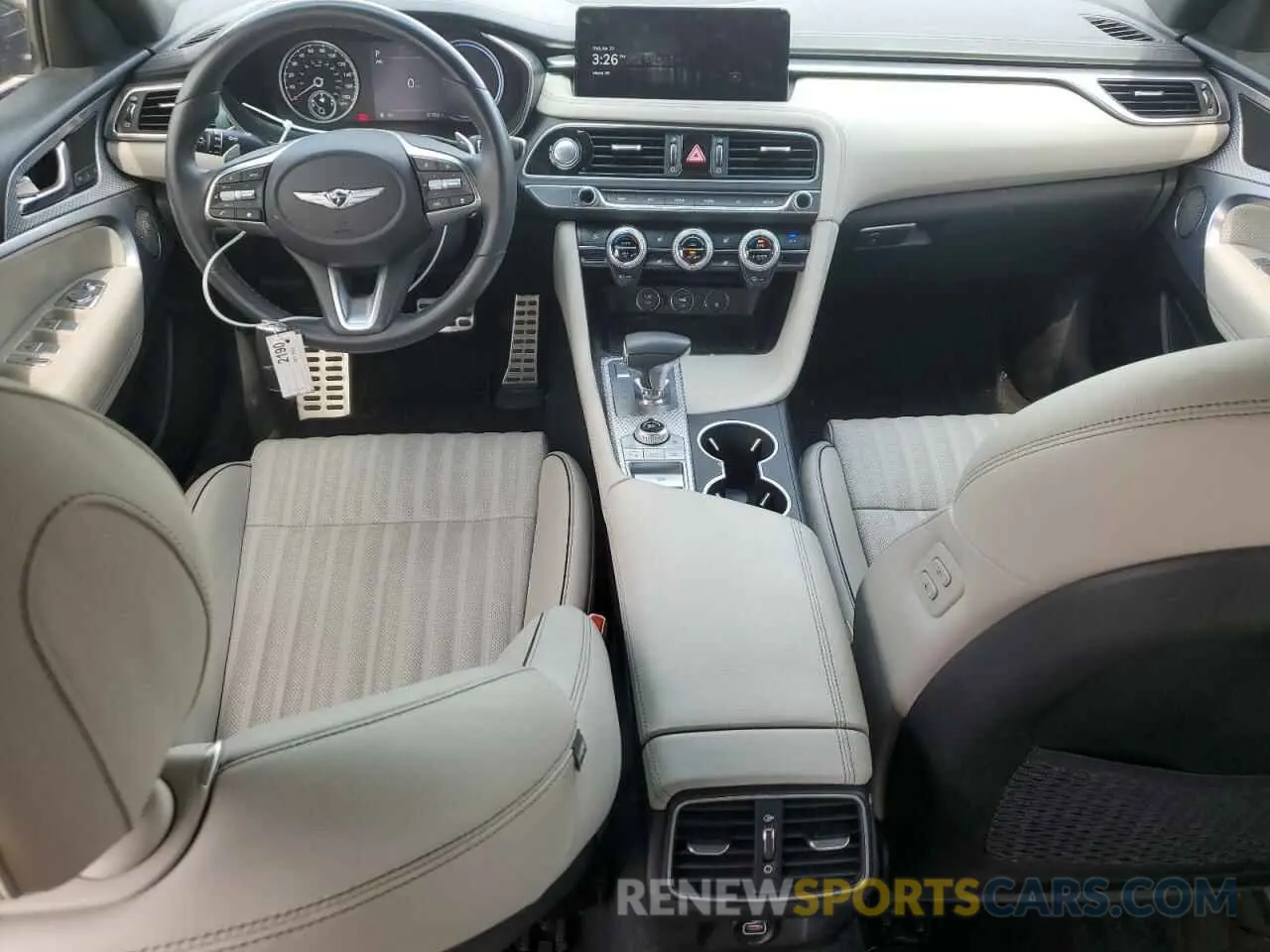 8 fotografías del automóvil dañado KMTG34TA4PU120566 GENESIS G70 BASE 2023