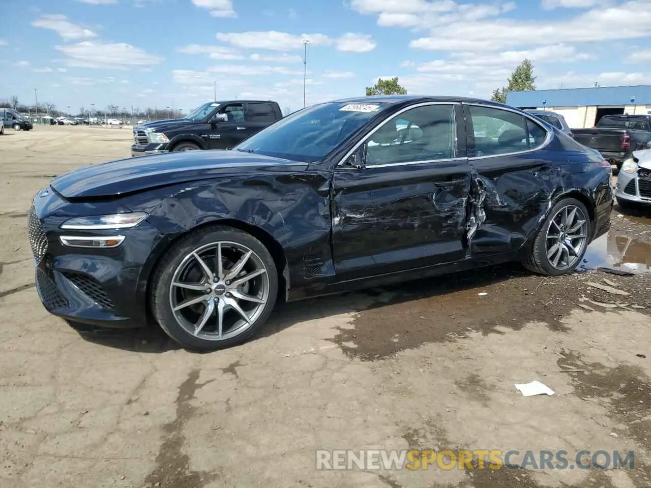 1 fotografías del automóvil dañado KMTG34TA4PU121426 GENESIS G70 BASE 2023
