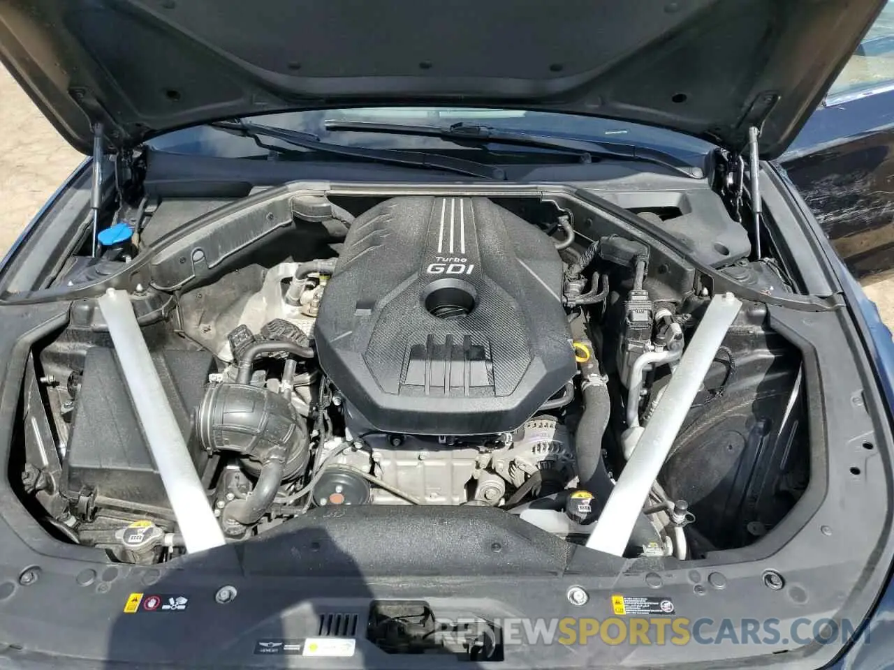 11 fotografías del automóvil dañado KMTG34TA4PU121426 GENESIS G70 BASE 2023