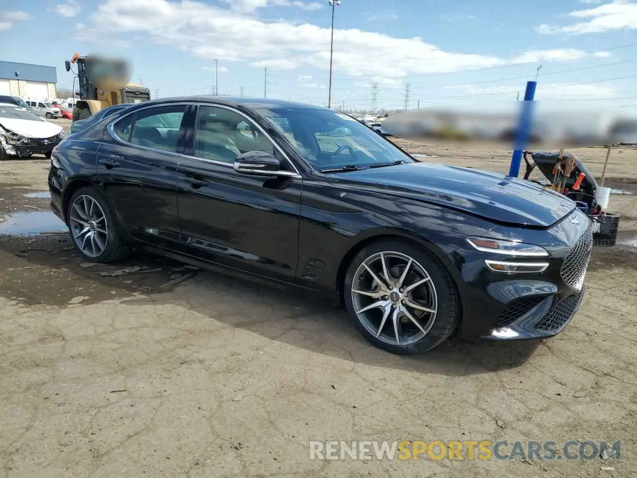 4 fotografías del automóvil dañado KMTG34TA4PU121426 GENESIS G70 BASE 2023