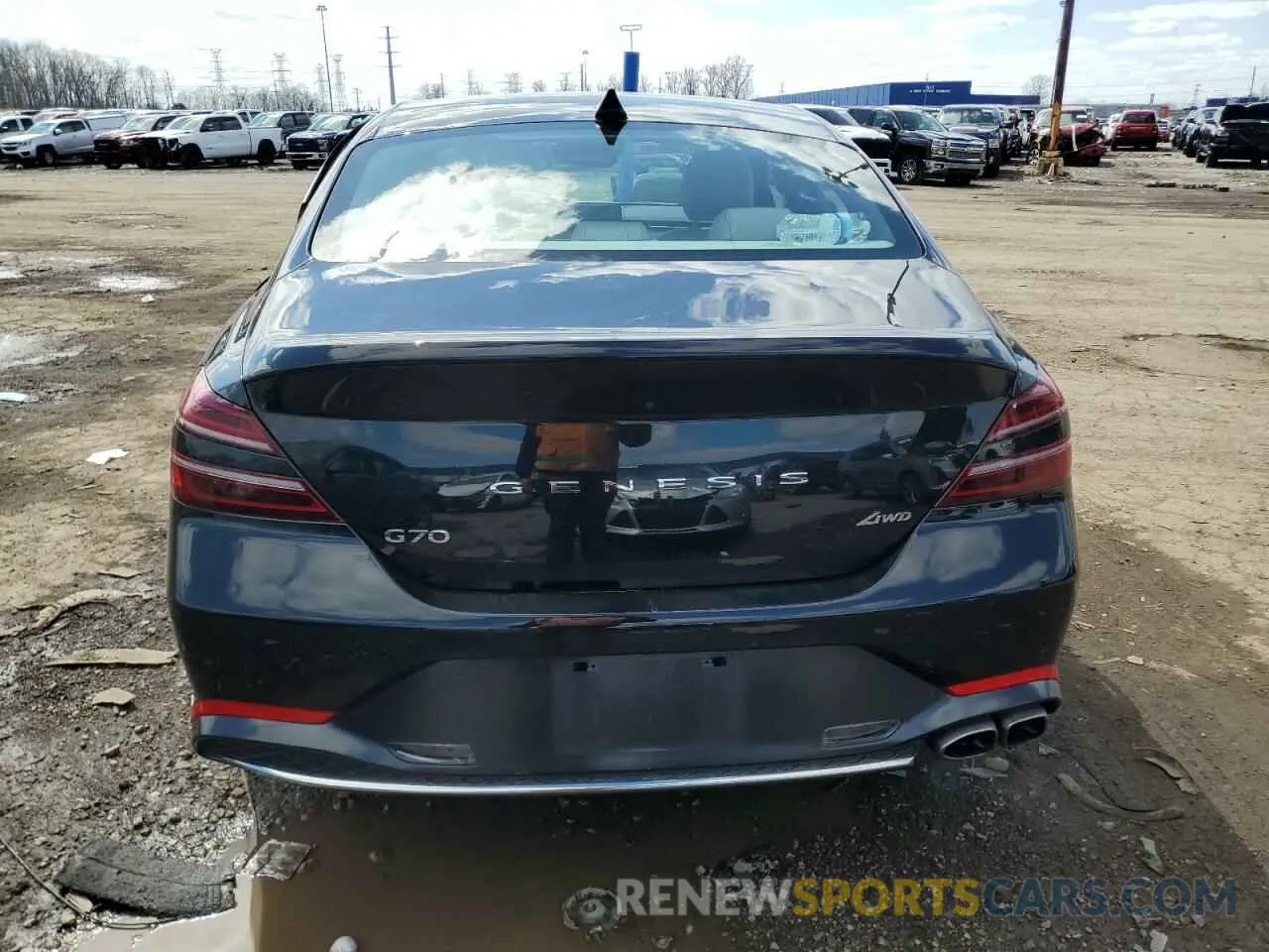 6 fotografías del automóvil dañado KMTG34TA4PU121426 GENESIS G70 BASE 2023