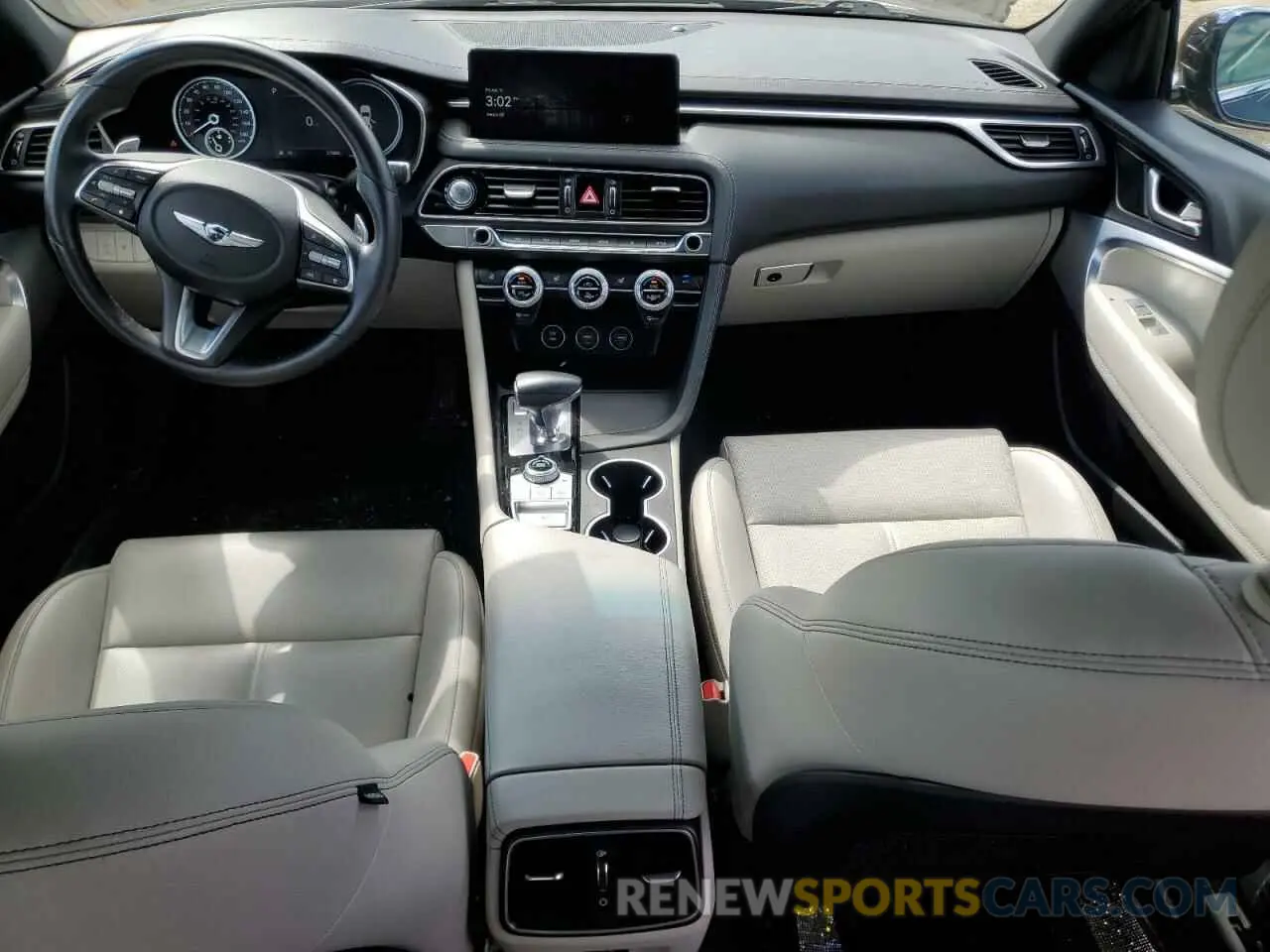8 fotografías del automóvil dañado KMTG34TA4PU121426 GENESIS G70 BASE 2023