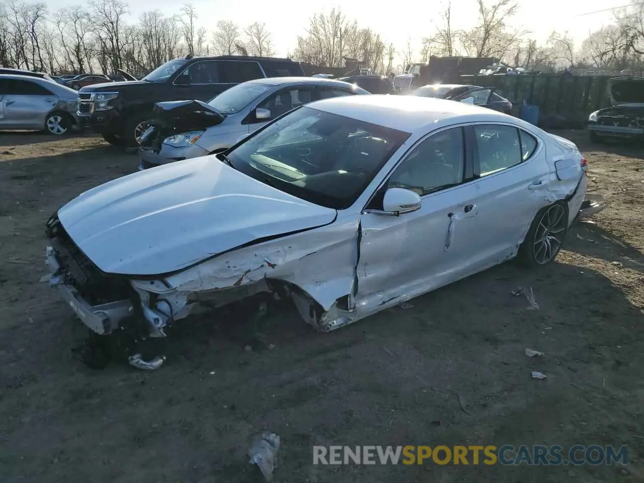 1 fotografías del automóvil dañado KMTG34TA4PU131888 GENESIS G70 BASE 2023