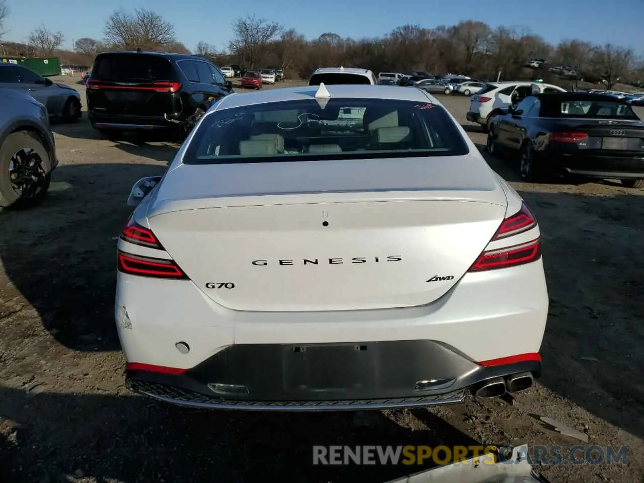 6 fotografías del automóvil dañado KMTG34TA4PU131888 GENESIS G70 BASE 2023