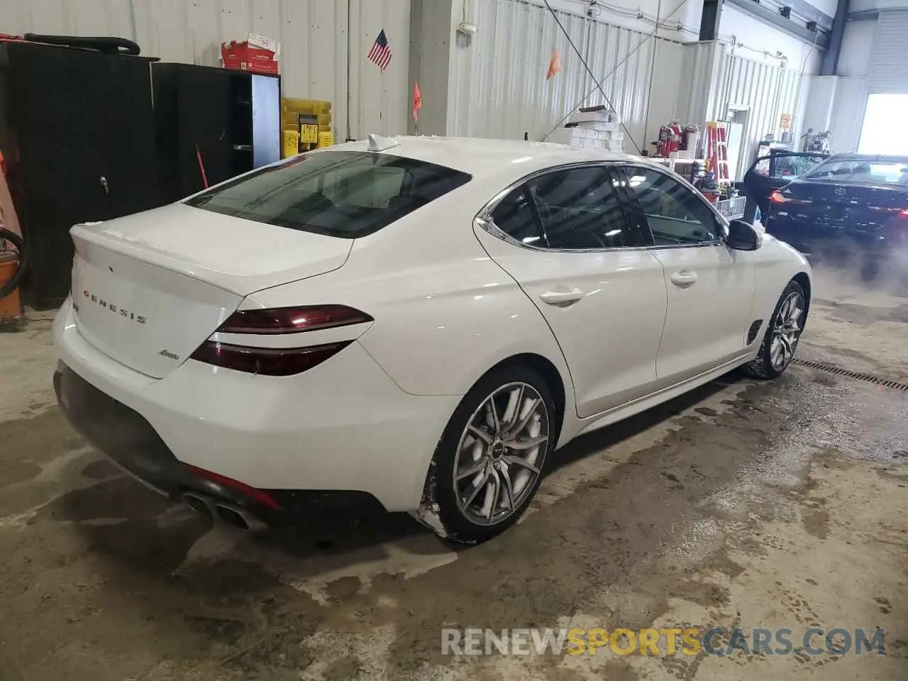 3 fotografías del automóvil dañado KMTG34TA5PU125937 GENESIS G70 BASE 2023
