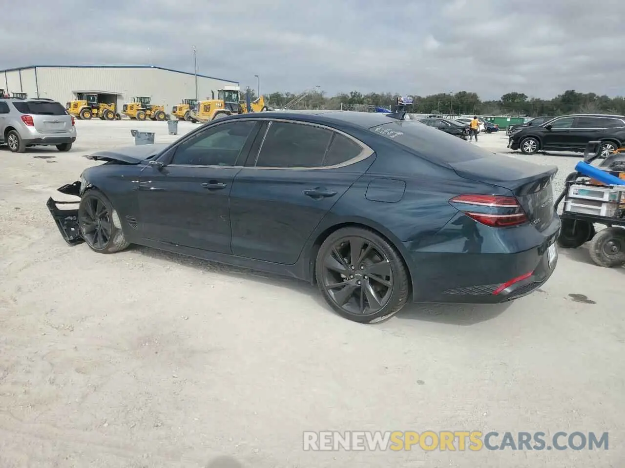 2 fotografías del automóvil dañado KMTG34TA6PU111867 GENESIS G70 BASE 2023