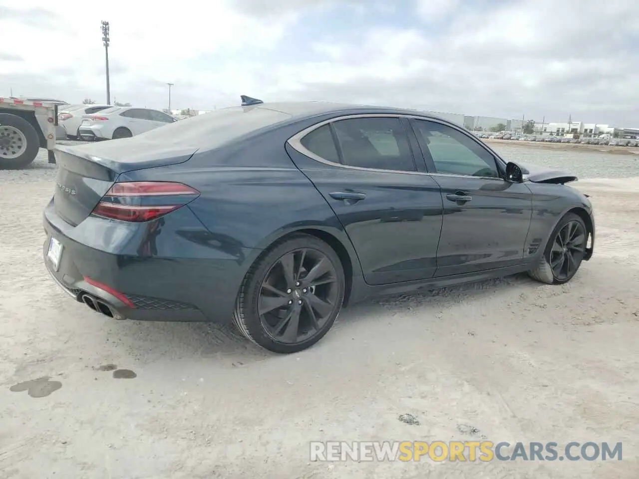 3 fotografías del automóvil dañado KMTG34TA6PU111867 GENESIS G70 BASE 2023