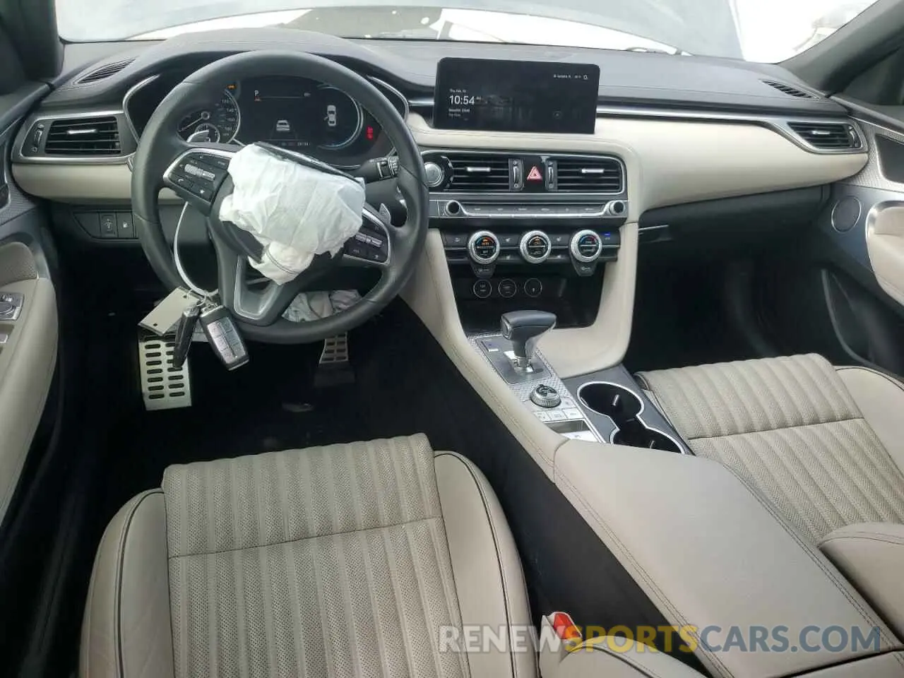 8 fotografías del automóvil dañado KMTG34TA6PU111867 GENESIS G70 BASE 2023