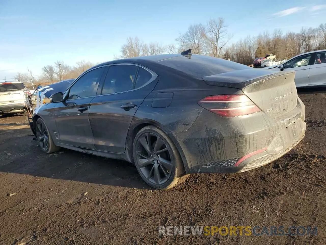 2 fotografías del automóvil dañado KMTG34TA6PU112825 GENESIS G70 BASE 2023