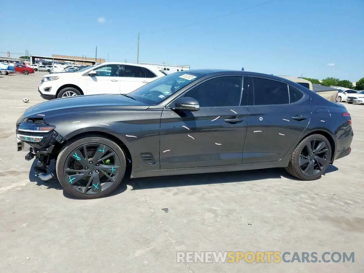 1 fotografías del automóvil dañado KMTG34TA6PU113067 GENESIS G70 BASE 2023