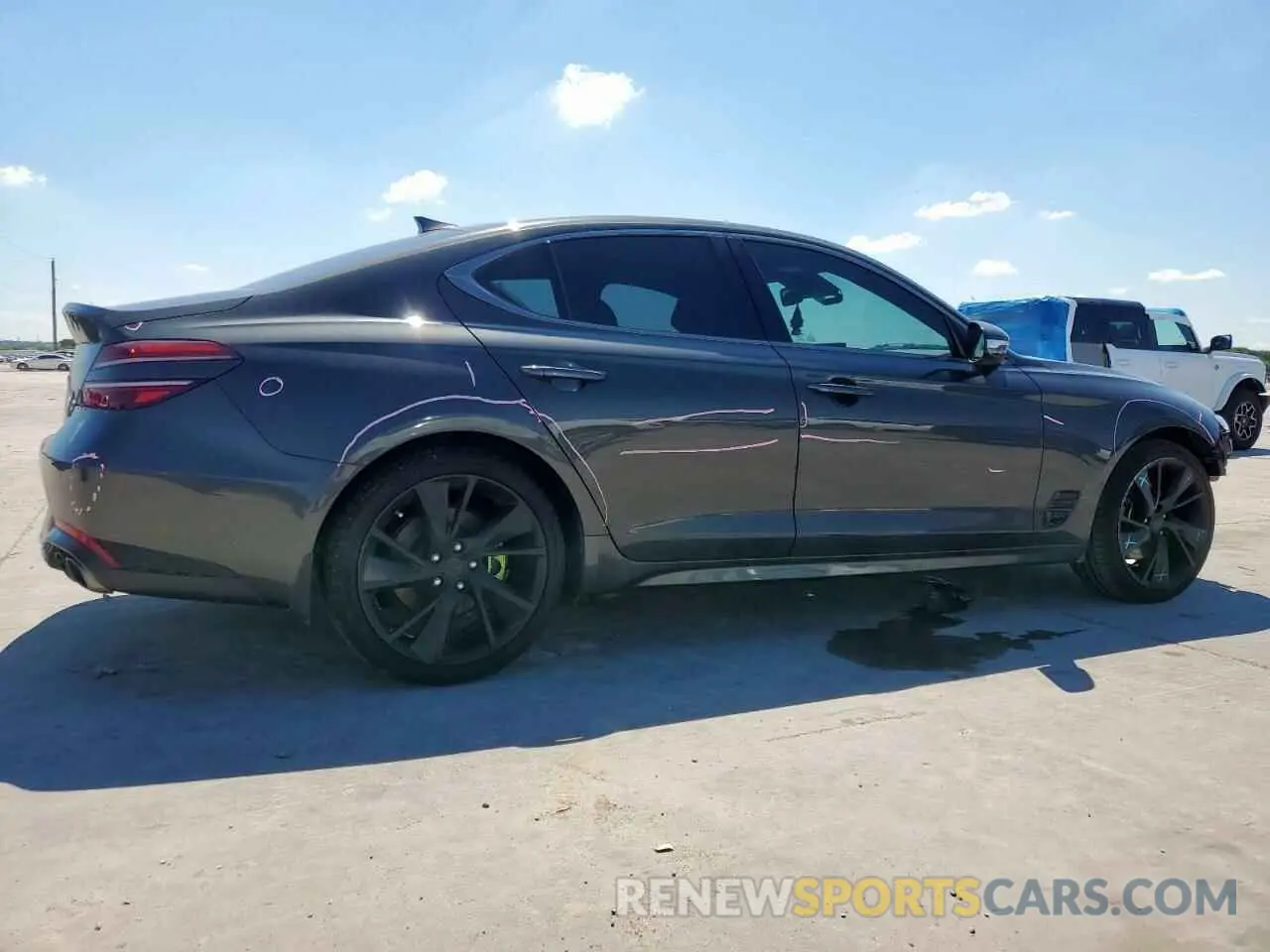 3 fotografías del automóvil dañado KMTG34TA6PU113067 GENESIS G70 BASE 2023
