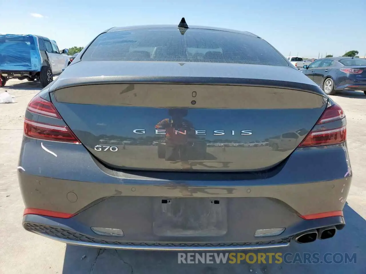 6 fotografías del automóvil dañado KMTG34TA6PU113067 GENESIS G70 BASE 2023