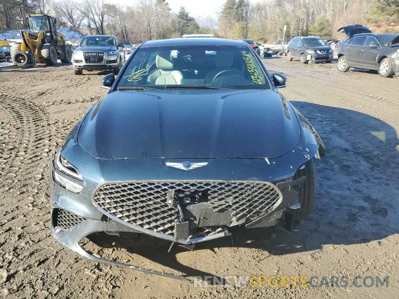 5 fotografías del automóvil dañado KMTG34TA6PU131665 GENESIS G70 BASE 2023