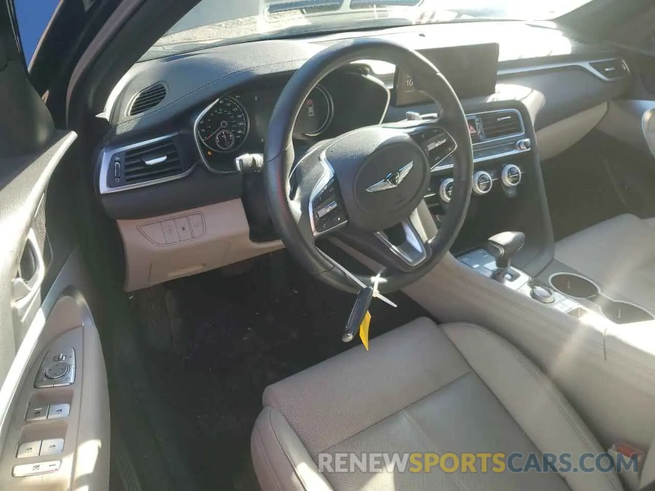8 fotografías del automóvil dañado KMTG34TA6PU131665 GENESIS G70 BASE 2023