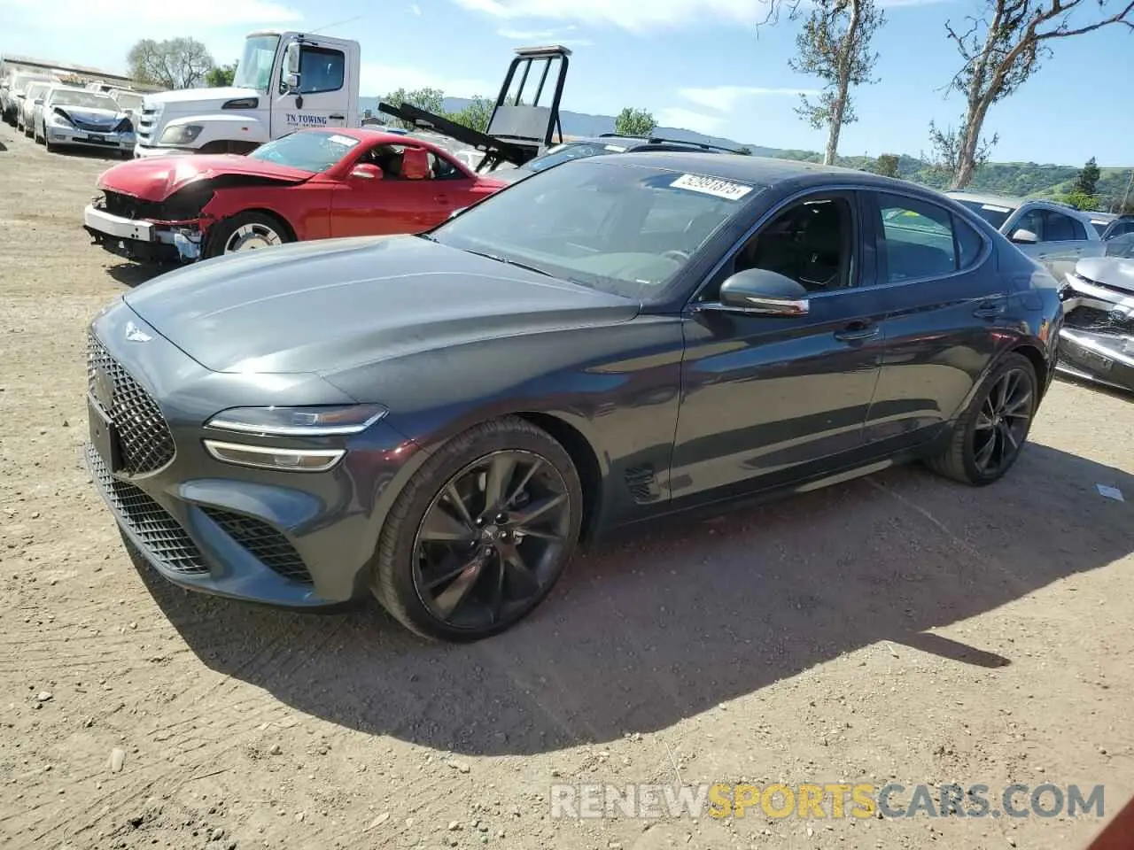 1 fotografías del automóvil dañado KMTG34TA7PU105270 GENESIS G70 BASE 2023