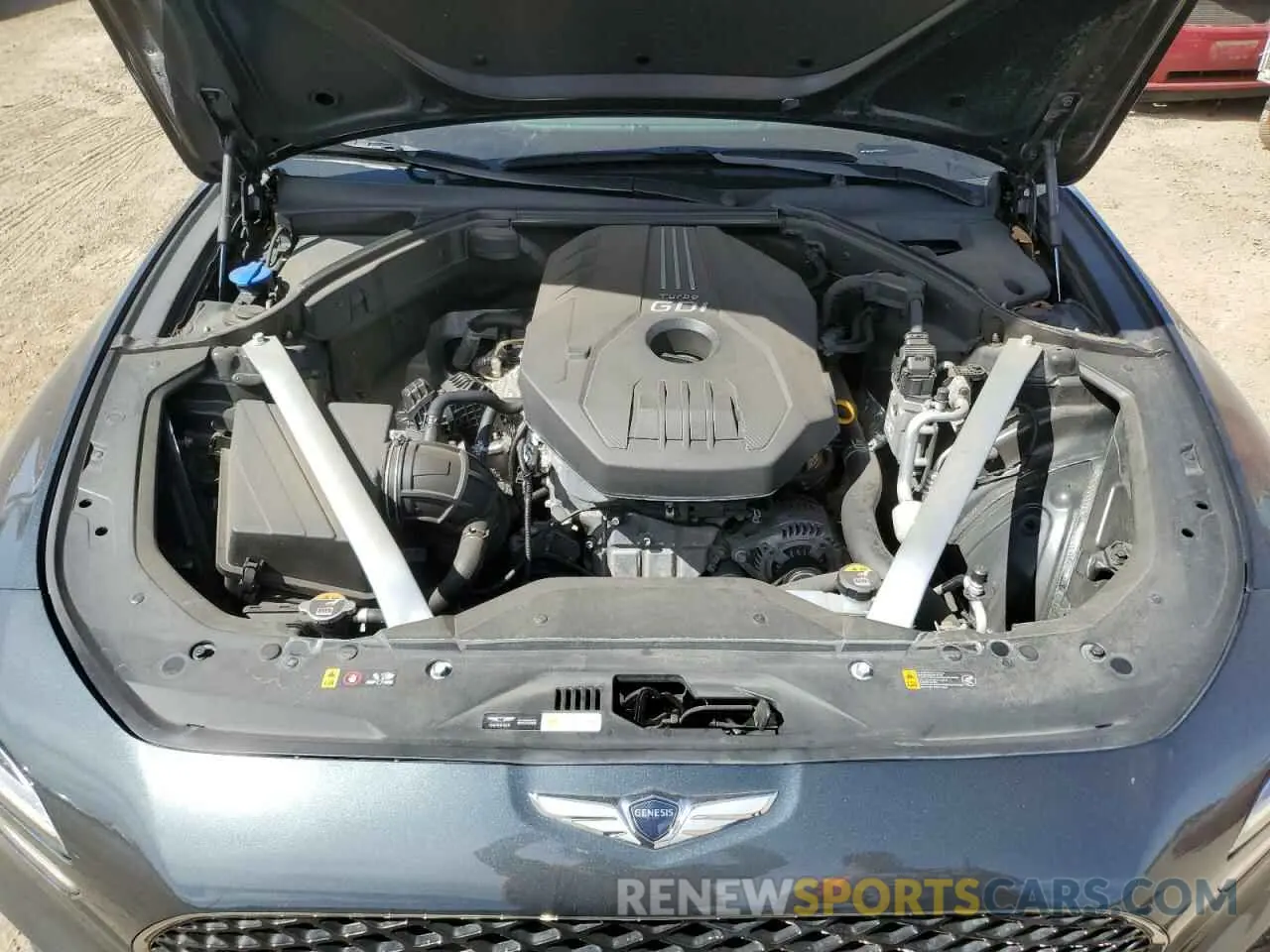 11 fotografías del automóvil dañado KMTG34TA7PU105270 GENESIS G70 BASE 2023