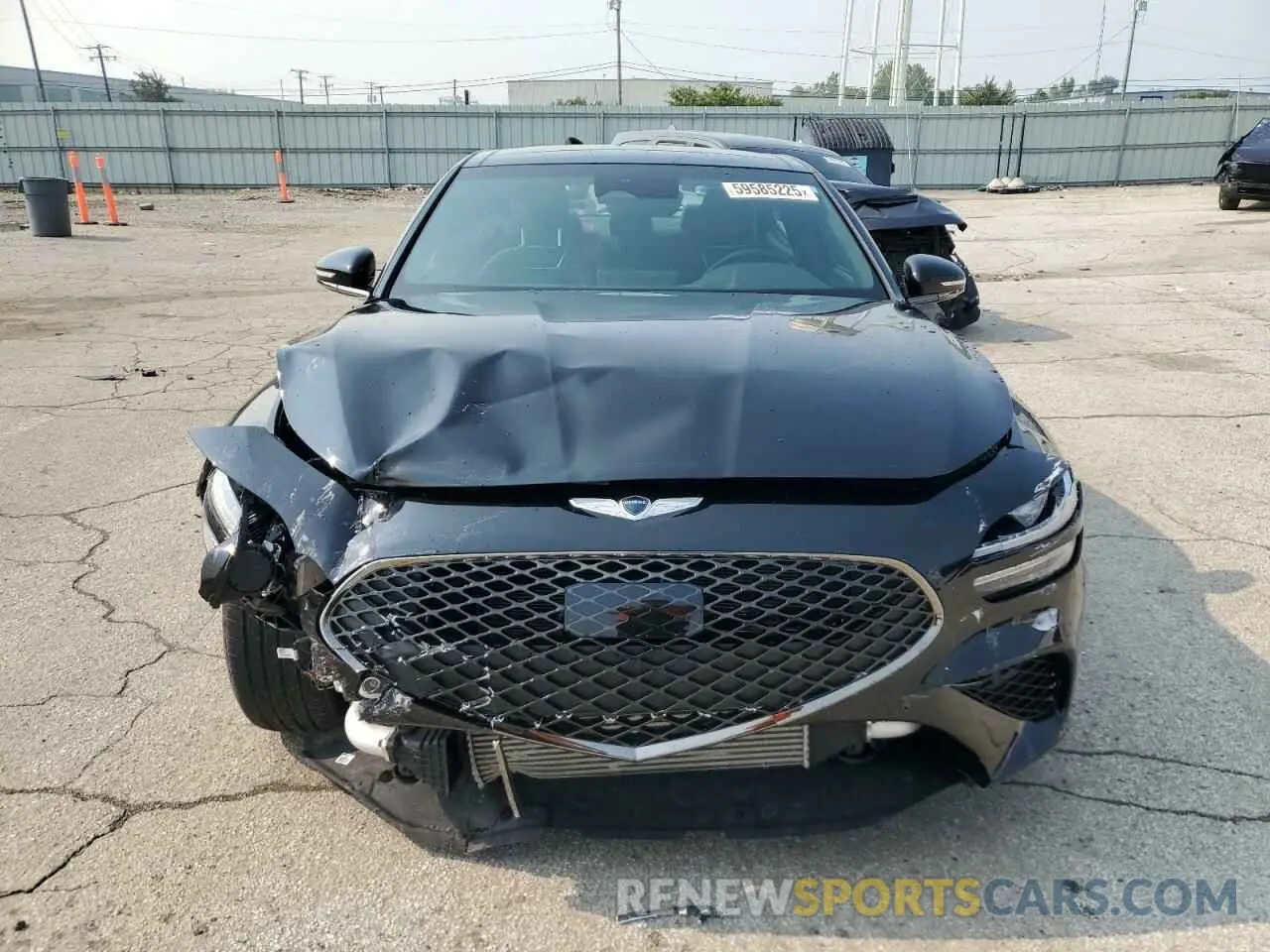 5 fotografías del automóvil dañado KMTG34TA7PU116043 GENESIS G70 BASE 2023