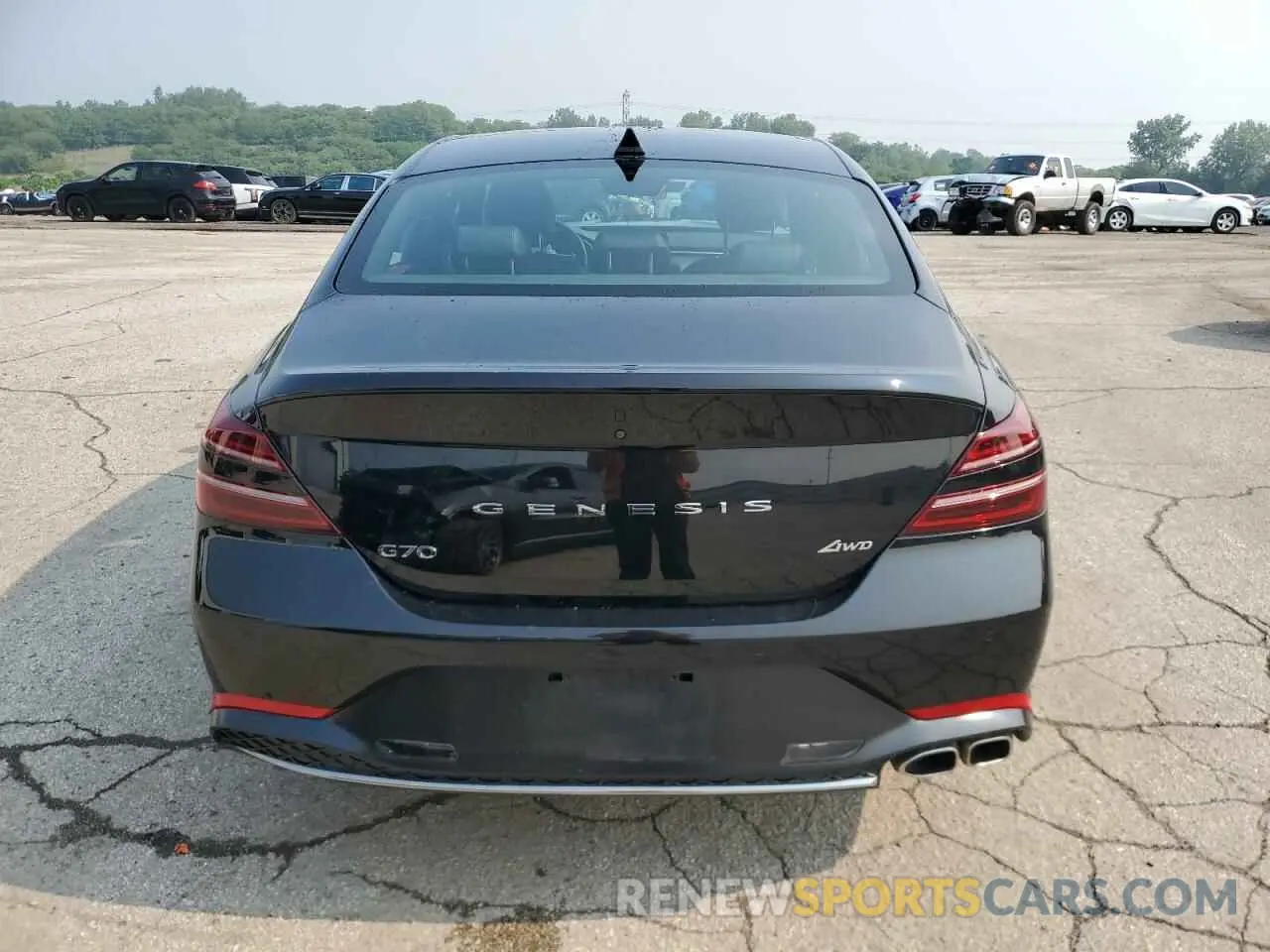 6 fotografías del automóvil dañado KMTG34TA7PU116043 GENESIS G70 BASE 2023