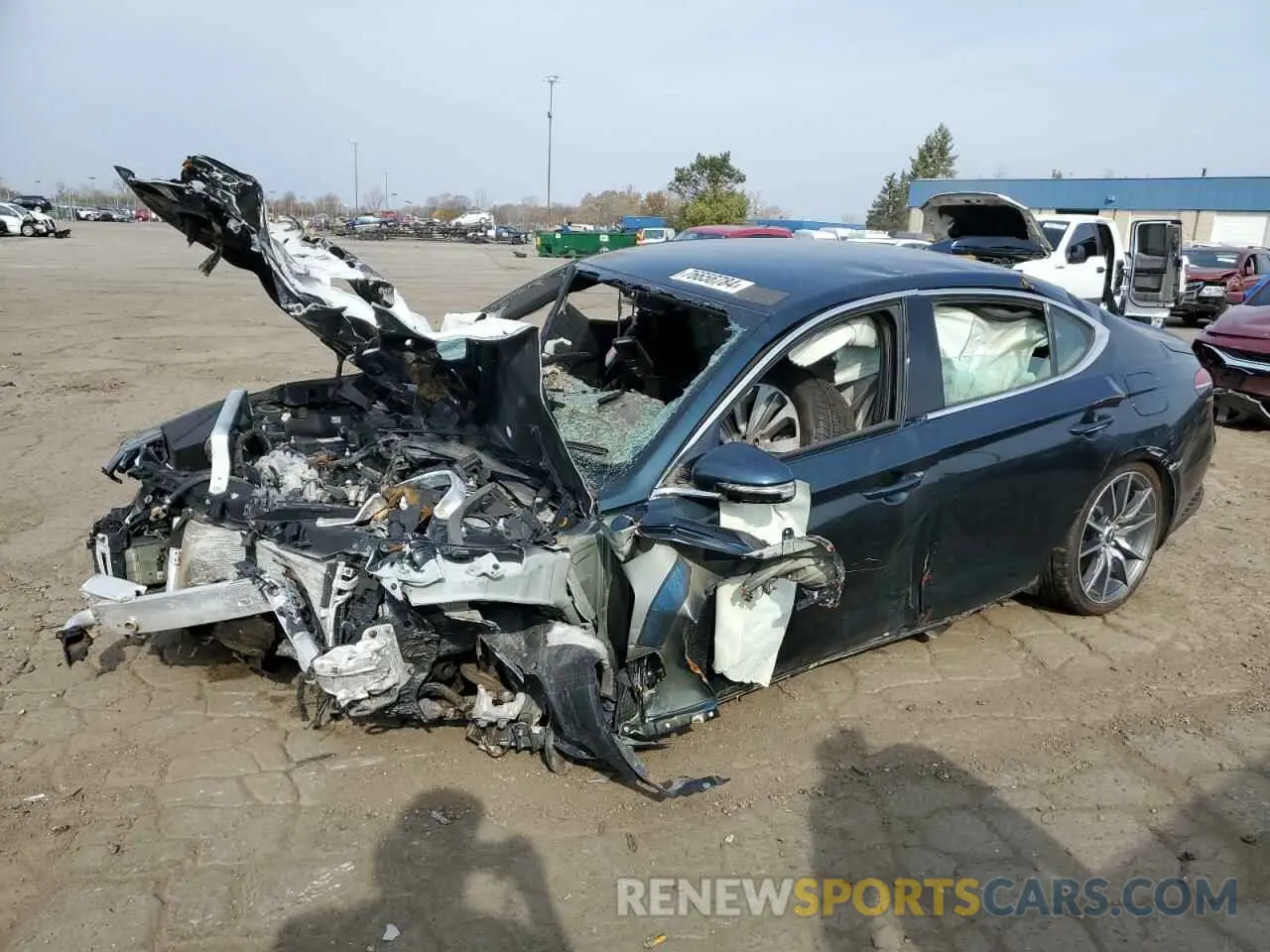 1 fotografías del automóvil dañado KMTG34TA7PU122568 GENESIS G70 BASE 2023