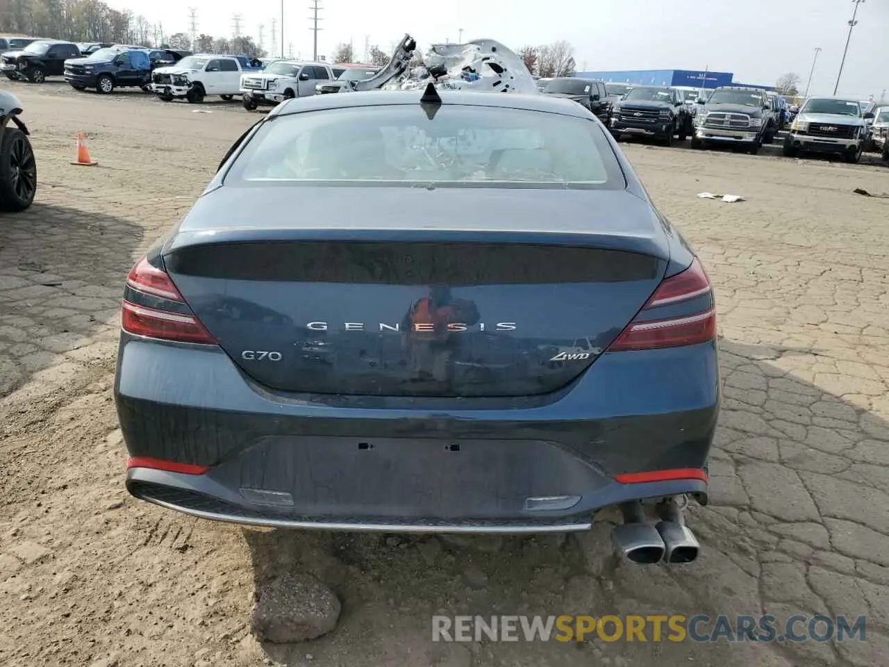 6 fotografías del automóvil dañado KMTG34TA7PU122568 GENESIS G70 BASE 2023