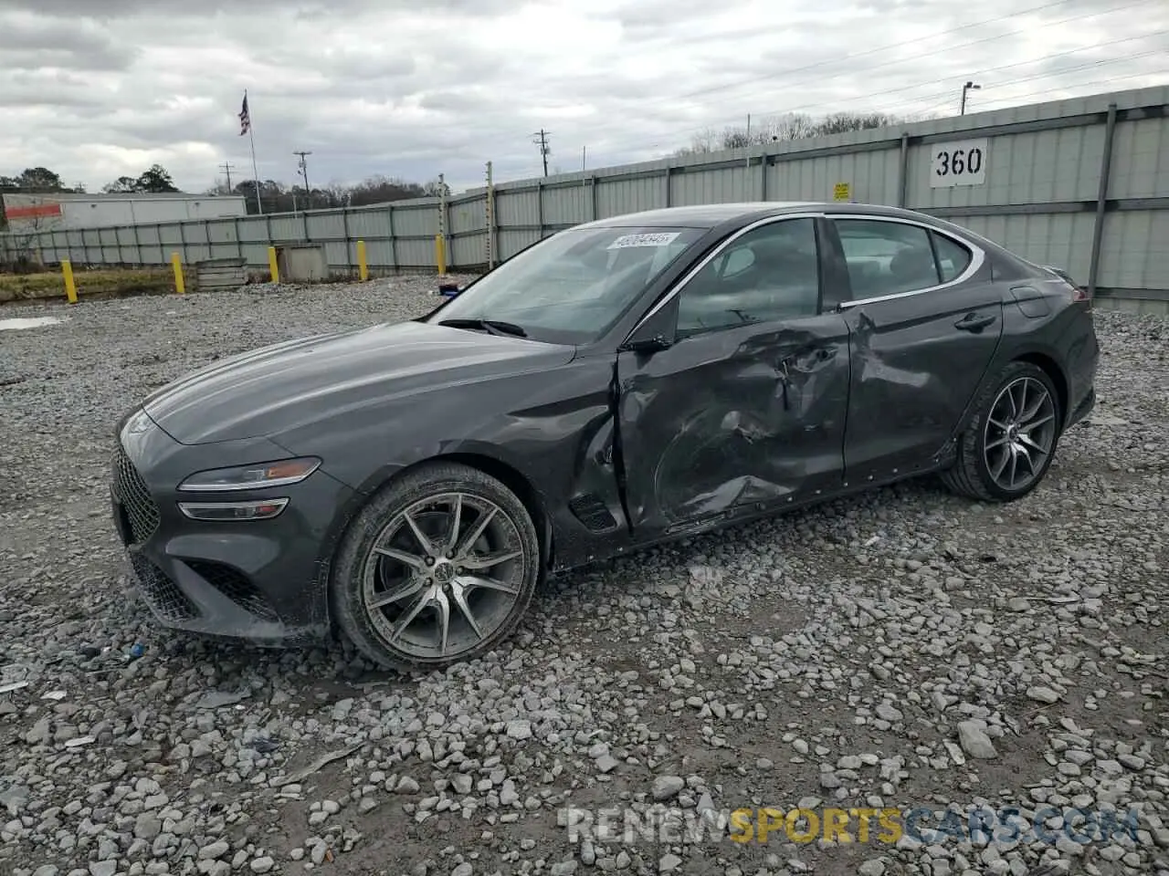 1 fotografías del automóvil dañado KMTG34TA7PU124188 GENESIS G70 BASE 2023