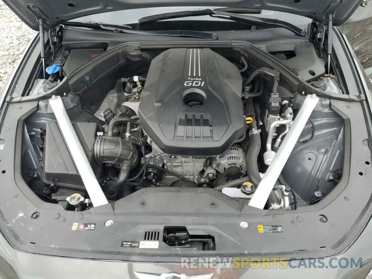 12 fotografías del automóvil dañado KMTG34TA7PU124188 GENESIS G70 BASE 2023
